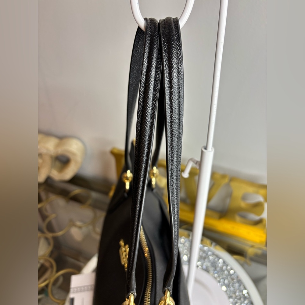 Coach 2018 Ava Tote Bag in black crossgrain leather NWOT - Picture 11 of 16